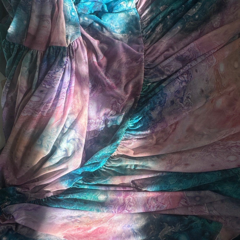 Blackmilk Jupiter Galaxy Sheer Midaxi Dress - Picture 5 of 6